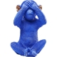 Lot de 3 Singes de la sagesse tirelire