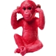 Lot de 3 Singes de la sagesse tirelire