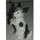 German Sculpture Dog standing on hind legs R