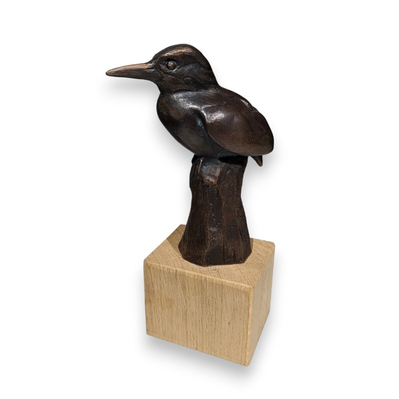 Bronze \"Martin pêcheur\" signé GICÉ 01