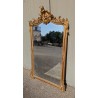 Miroir Napoléon III fronton coquille