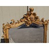 Miroir Napoléon III fronton coquille