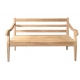 Banc de jardin en teck, 3 places