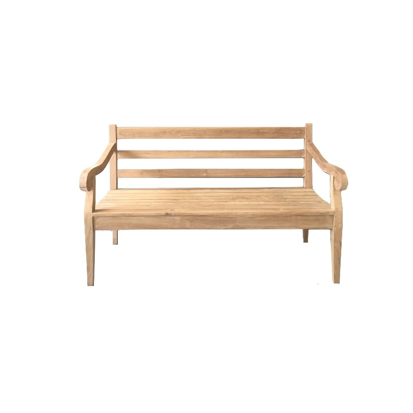 Banc de jardin en teck, 3 places