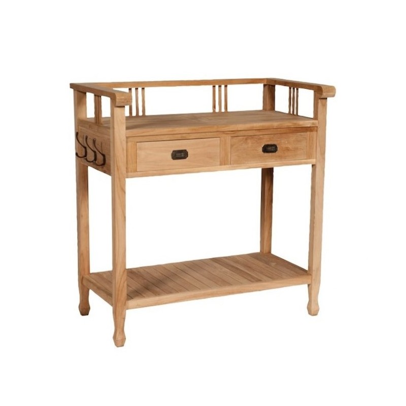 "Betawi" teak garden console table