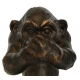 Lot de 3 Singes de la sagesse