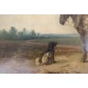 Paintings | Painting entitled ‘Attelage’, unsigned. Moinat SA  – Antiques and home décor