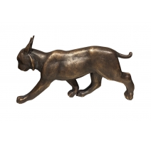Lynx en bronze signé LEUBA