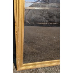Miroir cadre doré