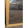 Miroir cadre doré