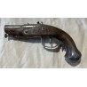 Flint-fired travel pistol