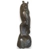 Bronze \"Hibou moyen-duc\" signé Robert HAINARD