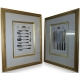 Paire de gravures "Couteaux, Fourchettes"
