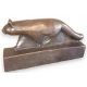 Bronze "Chat sauvage" signé Robert HAINARD