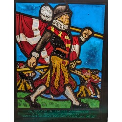Vitrail "Société suisse des carabiniers"
