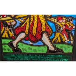 Vitrail "Société suisse des carabiniers"