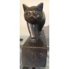 Bronze \"Chat sauvage\" signé Robert HAINARD