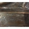 Bronze \"Chat sauvage\" signé Robert HAINARD