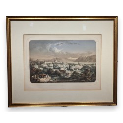 Gravure \"Lausanne\" par CUVILLIER