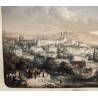 Engraving entitled ‘Lausanne’ by CUVILLIER