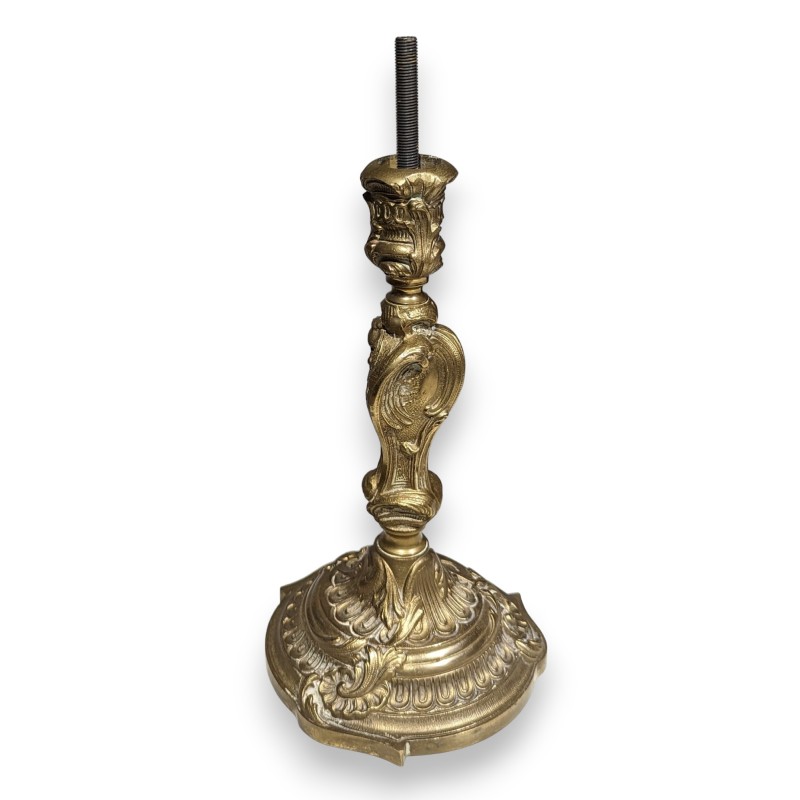 Napoleon III brass candle holder