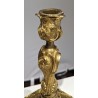 Napoleon III-style bronze candlestick