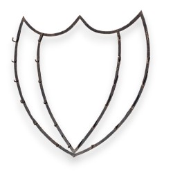 Support à fusils en forme d\'écusson