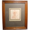 Blood-engraved print entitled ‘Mousquetaire’, monogrammed ‘JD’