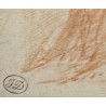 Blood-engraved print entitled ‘Mousquetaire’, monogrammed ‘JD’