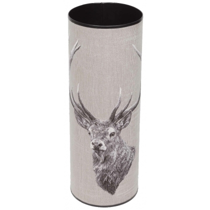 Fine tapestry umbrella stand "Country Linnen Stag"