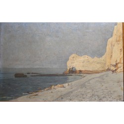 Tableau \"Porte d\'Amont\" signé H. HAVET