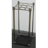 Porte parapluie carré en aluminium et fonte