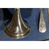 Coquetier et sa cuillère en argent