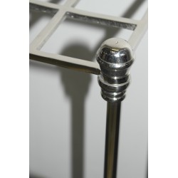 Porte parapluie carré en aluminium et fonte
