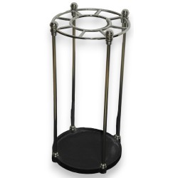 Porte parapluie rond en aluminium et fonte