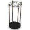 Porte parapluie rond en aluminium et fonte