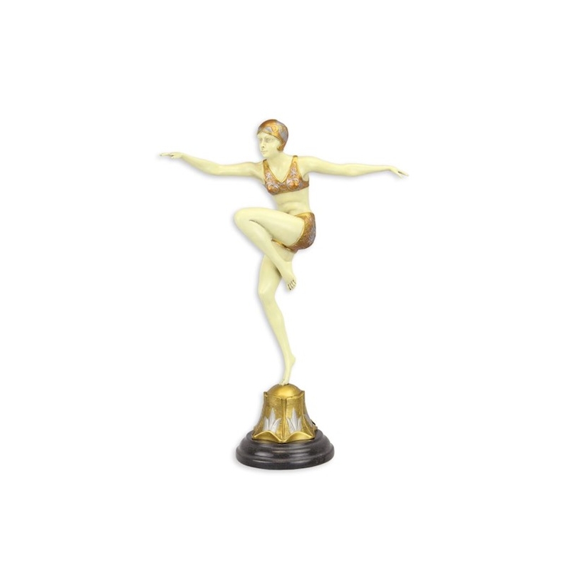 Bronze style Art Nouveau "Danseuse"
