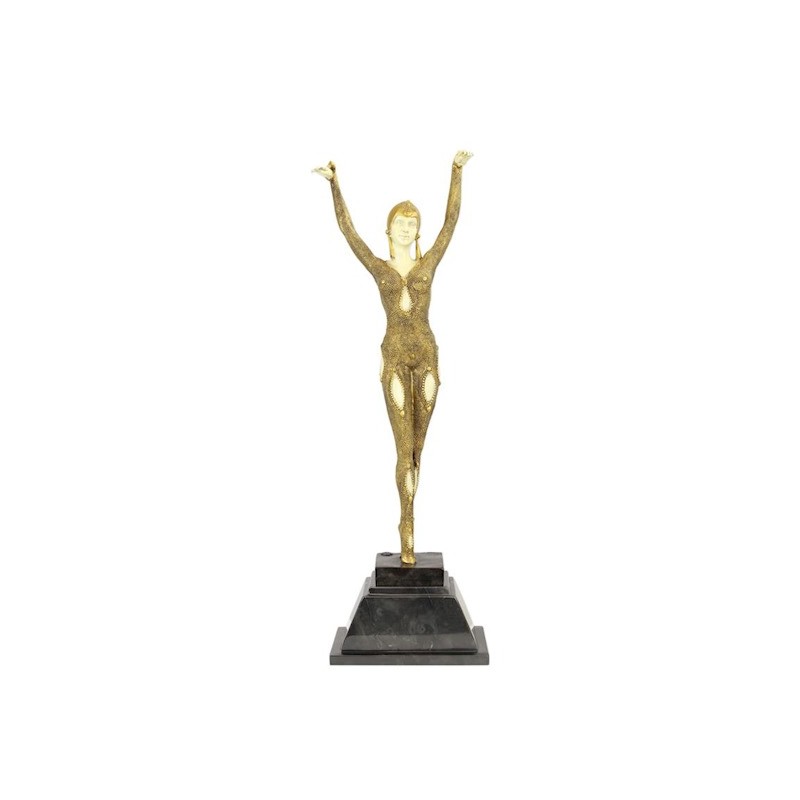 Bronze style Art Nouveau \"Dourga\"