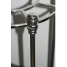 Porte parapluie rond en aluminium et fonte