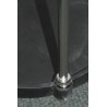 Porte parapluie rond en aluminium et fonte