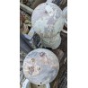 Paire de boules de faîte de toit en tôle