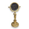 Miroir de table en bronze doré