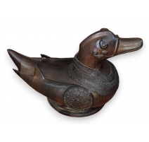 Grand canard en bronze