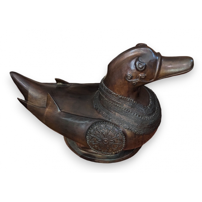 Grand canard en bronze