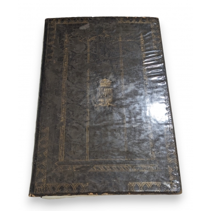 Livre d'archives familliales daté 1621