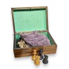 Wooden chess pieces