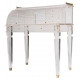 Bureau cylindre style Louis XVI en plexiglas