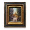 Tableau \"Bruges\" signé DELSALLE