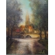 Tableau "Bruges" signé DELSALLE