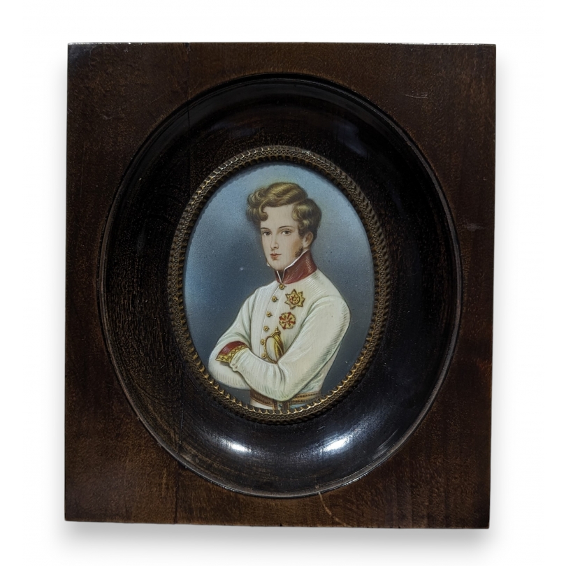 Miniature sur ivoire "Duc de Reichstadt"